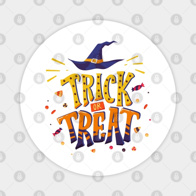 Trick Or Treat Magnet by Mako Design 